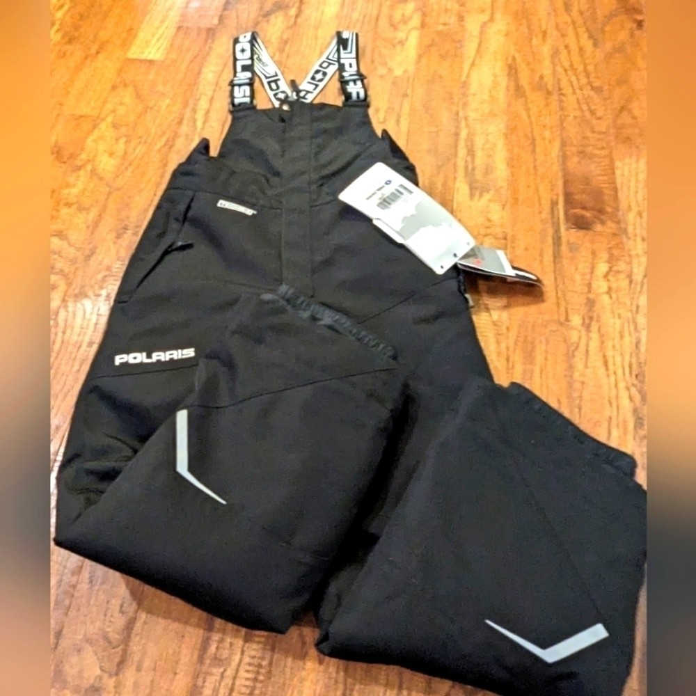 Polaris Bibs Tech 54 Insulated snow pants, Youth Large, New with tags